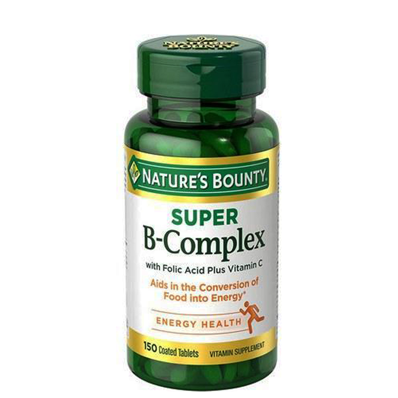 Super B-Complex With Folic Acid + Vitamin C 150 Tablets - Pharma ...