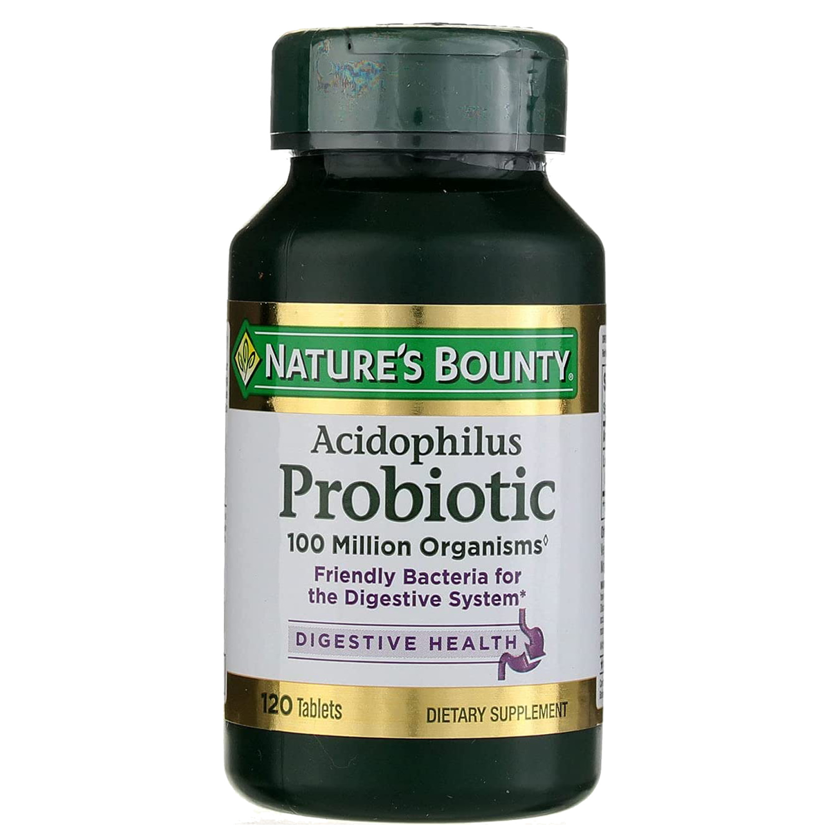 Nature’s Bounty Acidophilus Probiotic, Daily Probiotic Supplement ...