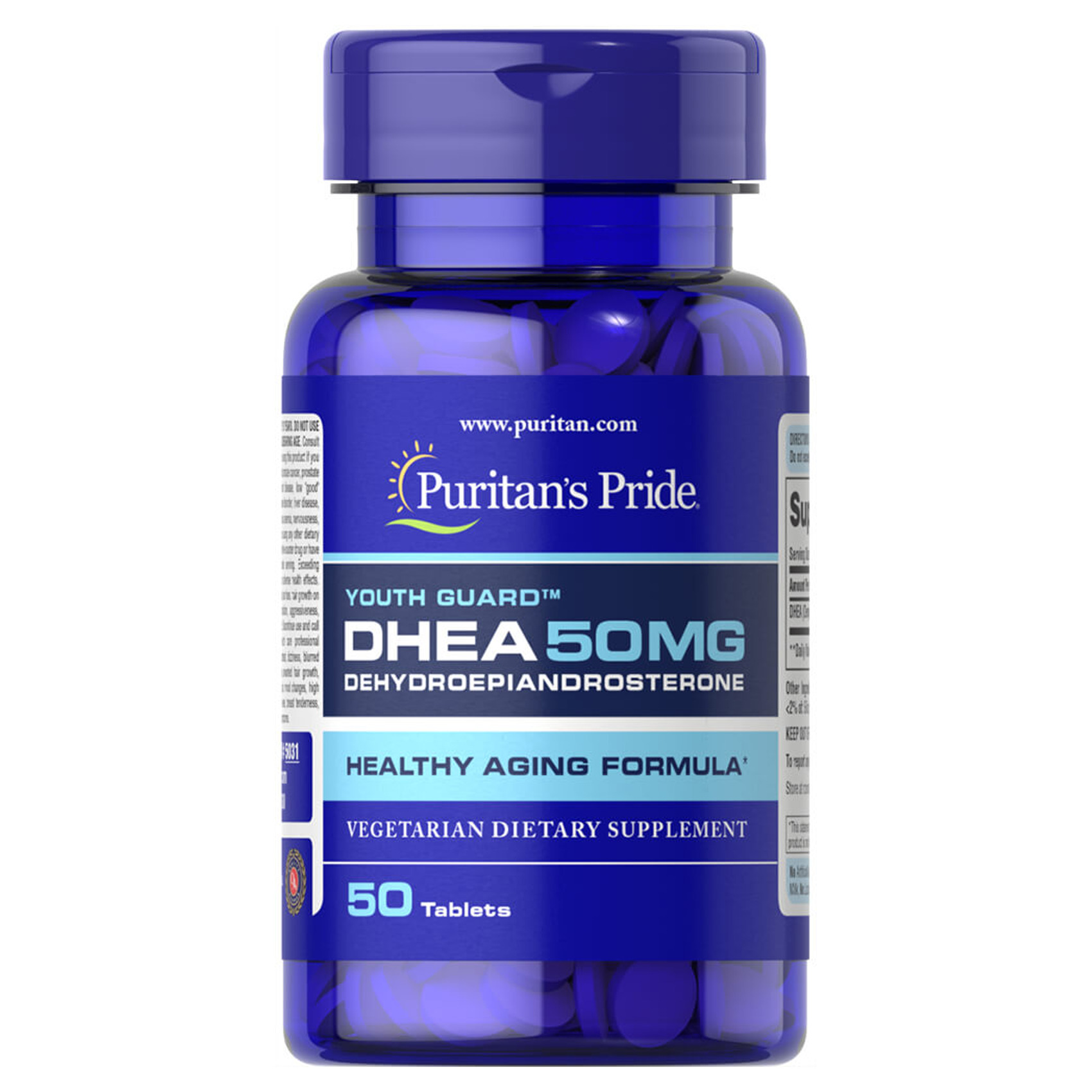 Dhea 50mg 50 tablets Puritan's Pride – داهيا 50مجم 50 قرص - Pharma ...
