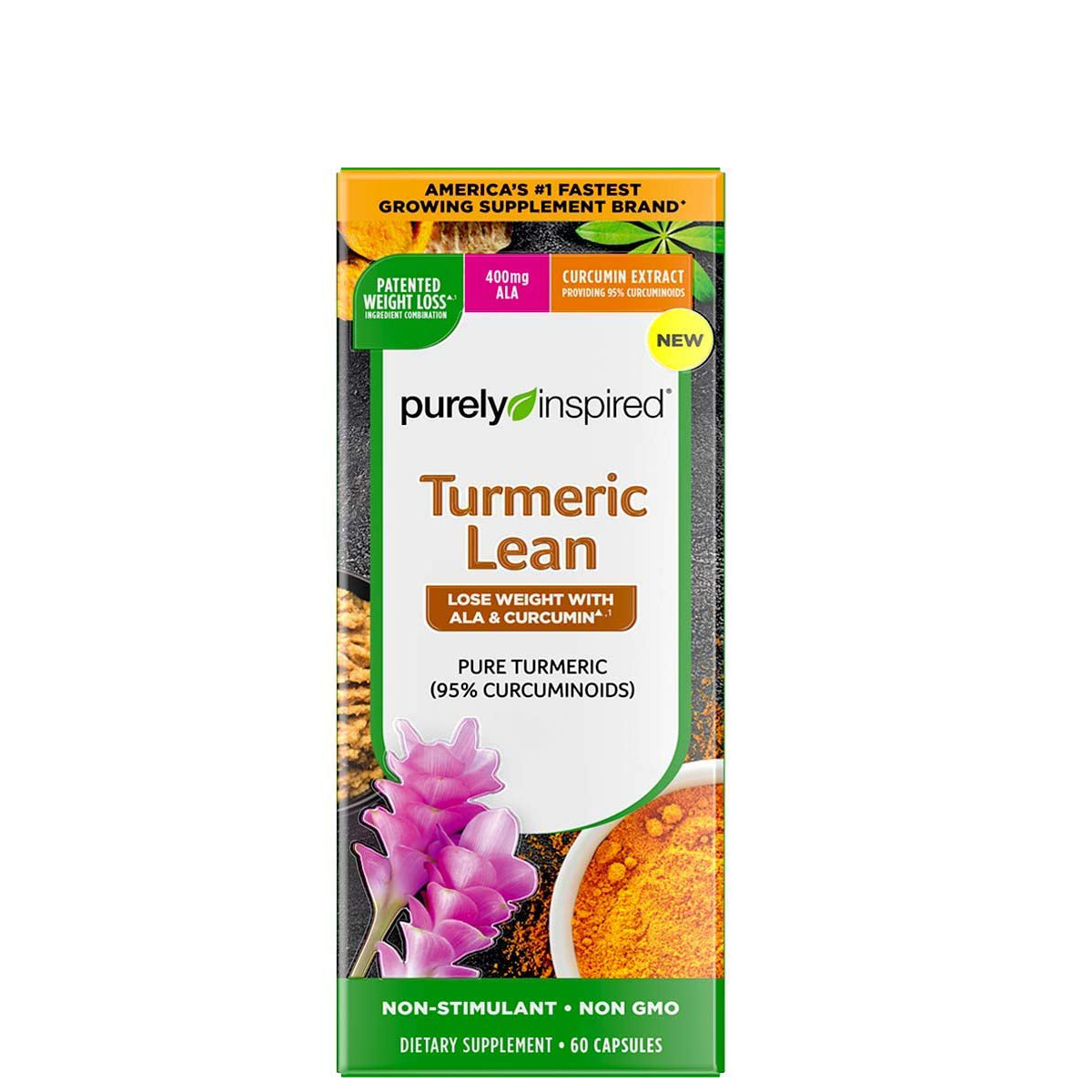 Turmeric Curcumin Weight Loss Pills for Women & Men Purely Inspired