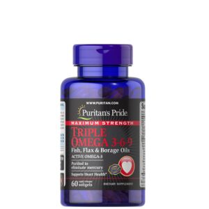 Triple Omega 3-6-9 Maximum Strength - 60 softgels